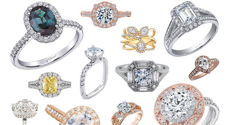 Trending engagement rings