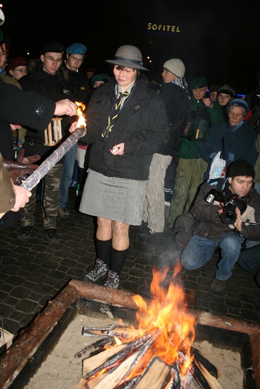 Przekazanie Betlejemskiego Światła Pokoju