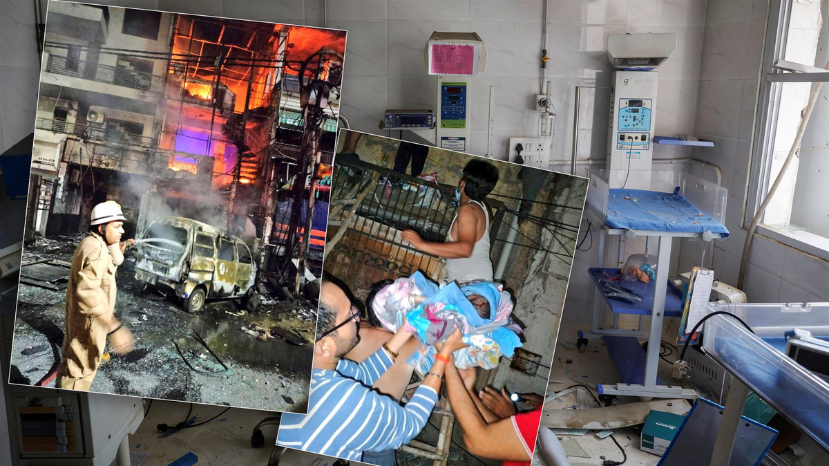 Pożar w szpitalu dziecięcym. Nie żyje siedmioro niemowląt