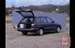 Fiat Marea Weekend, Renault Laguna Kombi, Mazda 626, Skoda Octavia Combi - Jadą wozy ciężarowe