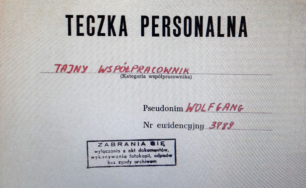 Teczka personalna tajnego współpracownika pseudonim "Wolfgang", dotycząca Andrzeja Przyłębskiego, została udostępniona w poznańskim oddziale IPN.