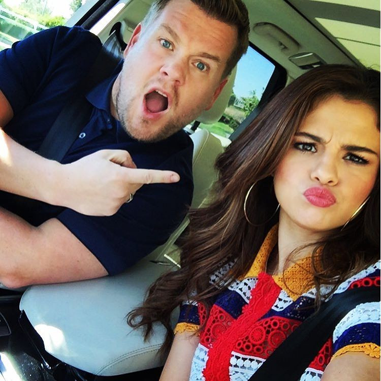 Selena Gomez w samochodzie Jamesa Cordena