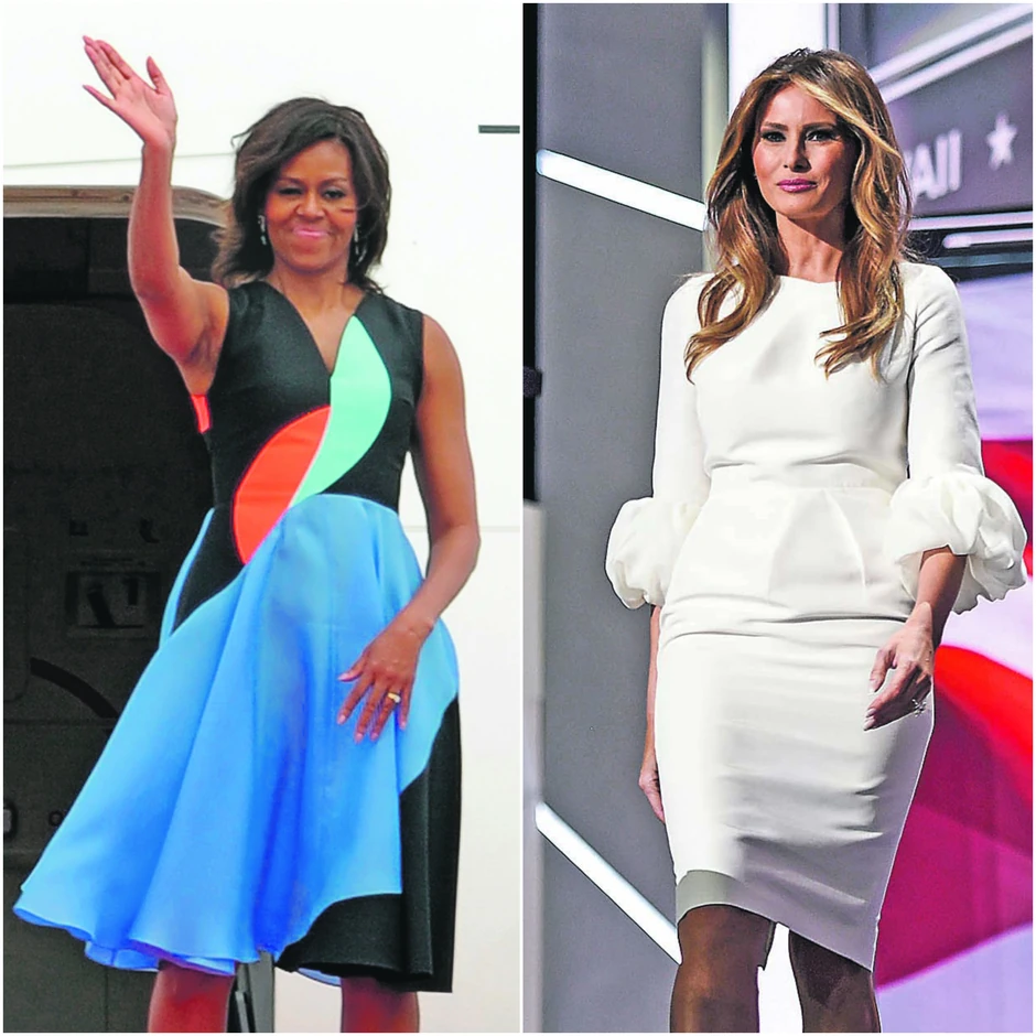 Kreacije i za prve dame SAD: Mišel Obama i Melanija Tramp