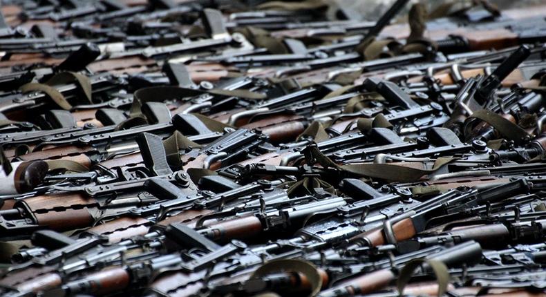 Police recover 100 assorted guns from militias in Zamfara/Illustration (Sway)