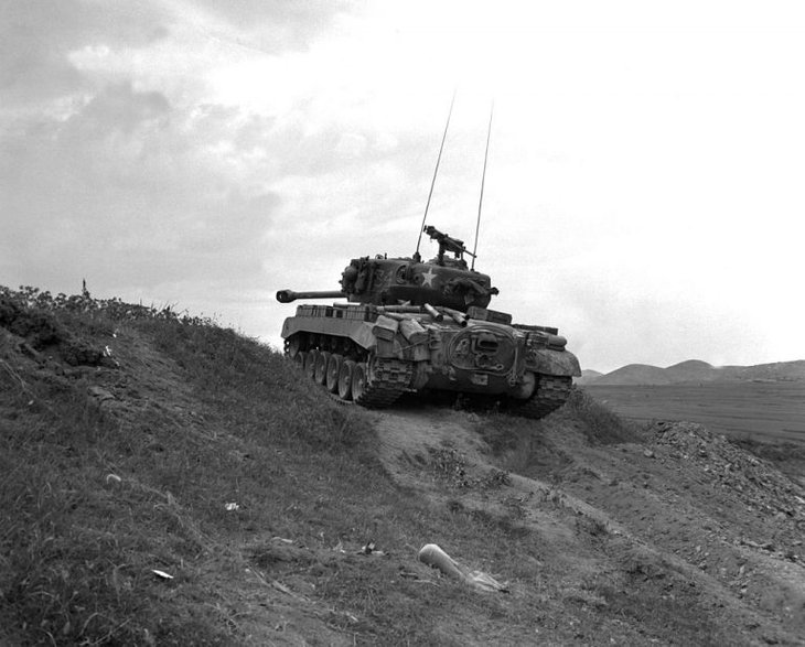 M26 Pershing podczas wojny koreańskiej, 1950 rok