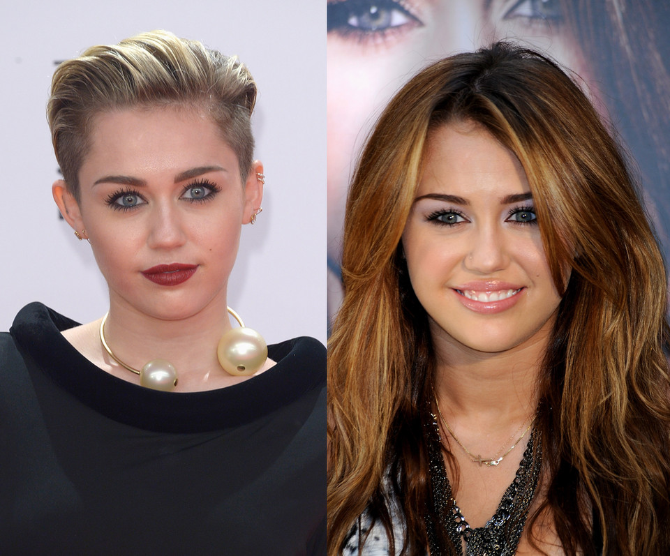 Krótkie fryzury damskie — Miley Cyrus