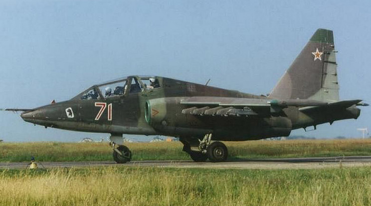 Egy Szu-25B típusú orosz kiképző repülőgép zuhant le az Észak-Kaukázusban
