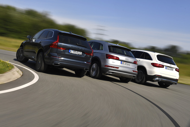 Porównanie na szczycie: nowe Volvo XC60 vs nowe Audi Q5 i Mercedes GLC