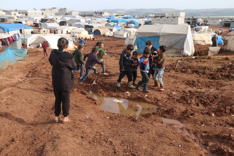 Obóz w Syrii. Fot. Polska Misja Medyczna