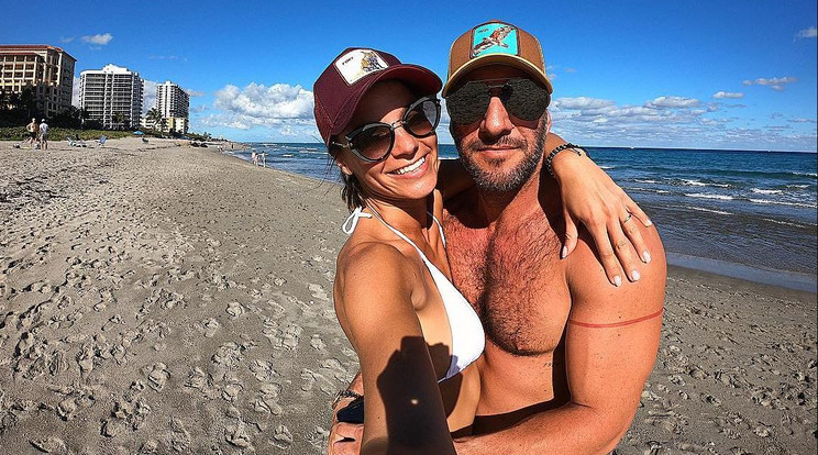 Berki Krisztián és felesége, Mazsi remekül
érezte magát Floridában/Fotó: Instagram
