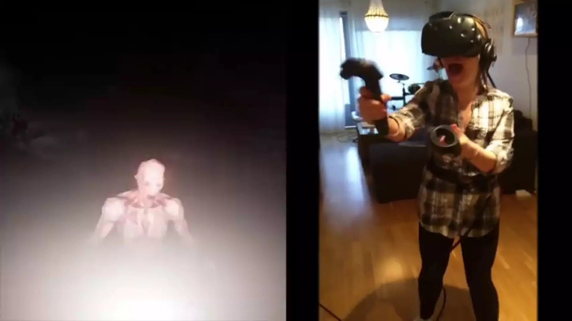 Okulary VR zbyt przerażające dla tej dziewczyny. Zobacz jej reakcję