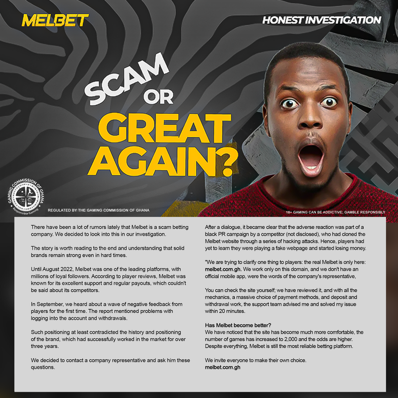 Melbet Ghana: Scam or Good Again?