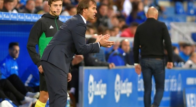 Lopetegui's Real Madrid have failed to score in their last four matches