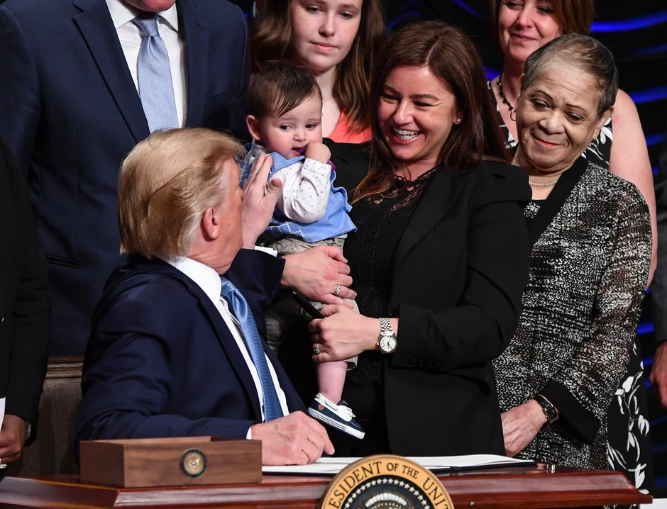 Tramp na događaju u Vašingtonu