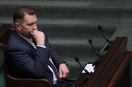 12.01.2022 Warszawa, ulica Wiejska, Sejm. 46. posiedzenia Sejmu IX kadencji. Minister edukacji i nauki Przemysław Czarnek podczas debaty w sprawie ustawy „lex Czarnek.Fot. Sławomir Kamiński / Agencja Wyborcza.pl