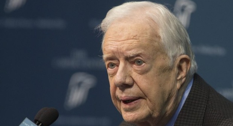 Former President Jimmy Carter says cancer gone from brain