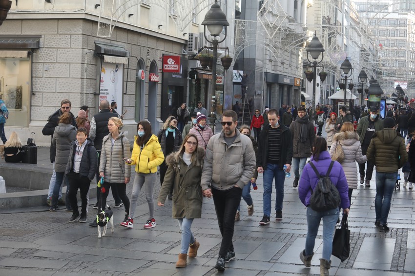 lepo vreme beograd knez mihailova korona