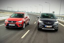 Opel Crossland X i Seat Arona z trzycylindrowymi benzyniakami – który okaże się lepszy?