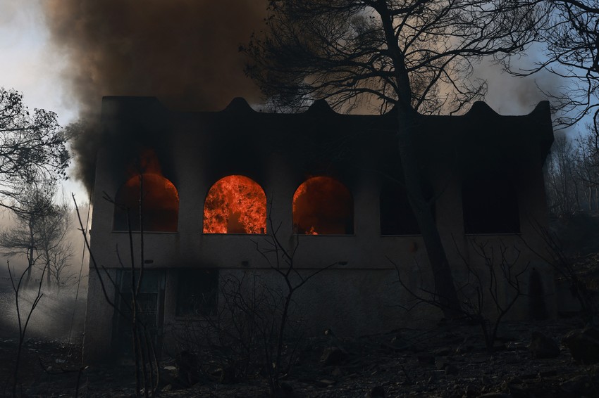 Grčka, Požar