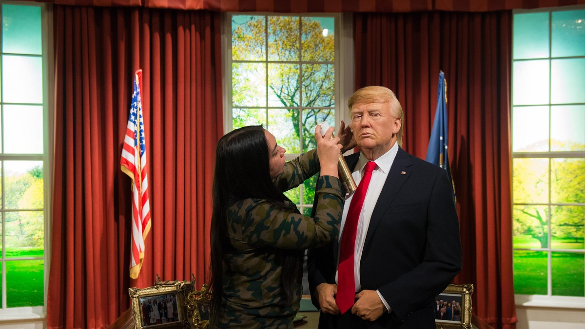 Donald Trump Waxwork at Madame Tussauds