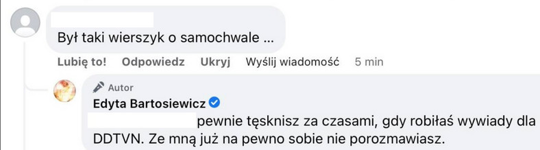 Edyta Bartosiewicz ma stalkerkę