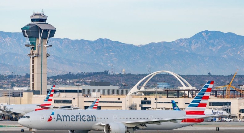 An American Airlines flight turned back to the John Glenn Columbus International Airport about 40 minutes after takeoff.AaronP/Bauer-Griffin/GC Images via Getty Images