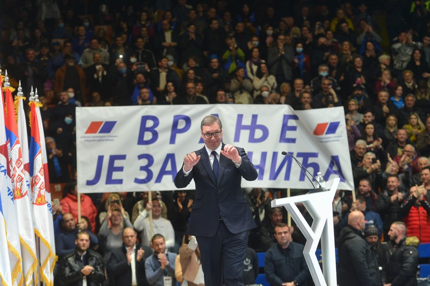 SNS miting, Leskovac