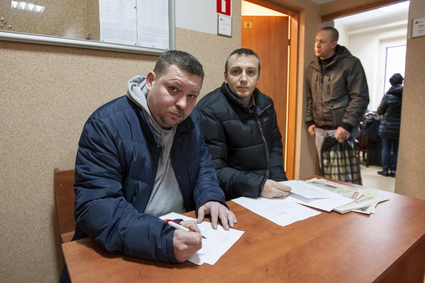 Dawid Jedwabny i Dariusz Janowski, górnicy z KWK Makoszowy składają podania o przeniesienie