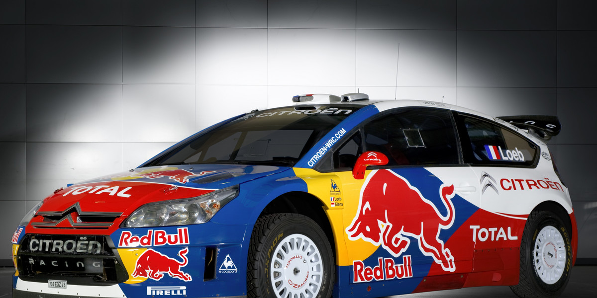 Sebastian Loeb w Citroen C4 WRC