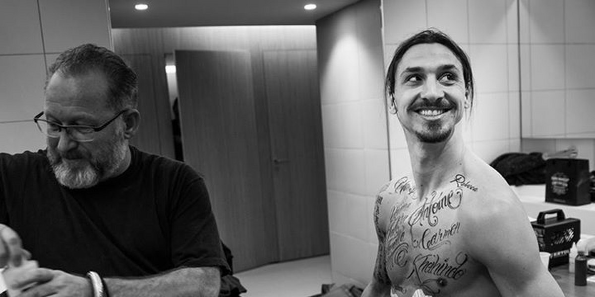 Ibrahimović usuwa tatuaże!