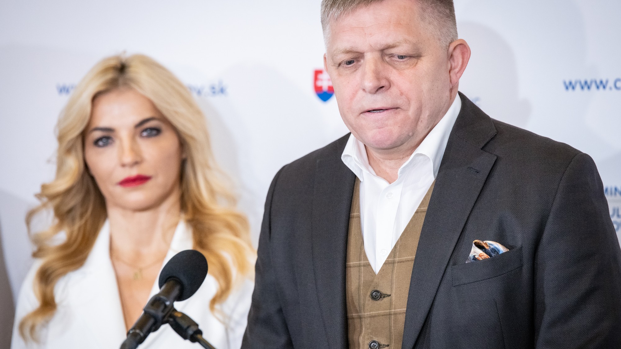 Robert Fico a Martina Šimkovičová