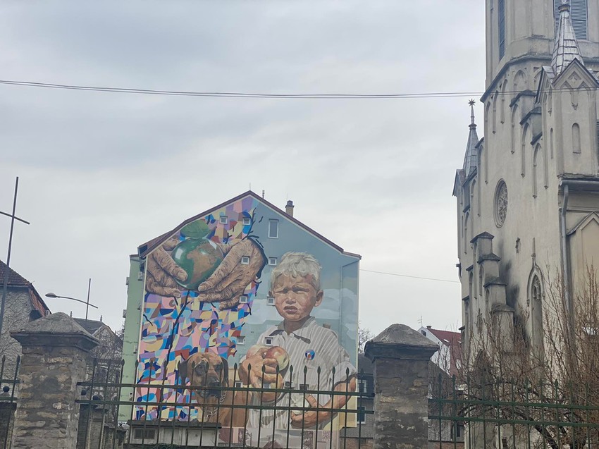 Mural u Šafarikovoj ulici