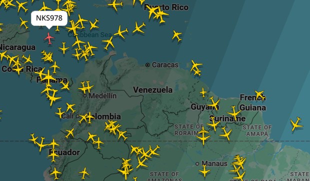 Nebo iznad Venecuele