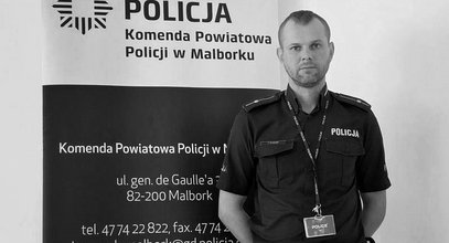 Żałoba w policji. Nie żyje młodszy aspirant Tristan Fijołek