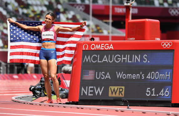 Sydney McLaughlin (USA, bieg przez płotki kobiet na 400 m)