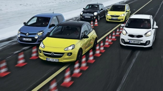 Porównanie 5 aut miejskich: Opel Adam, kontra Renault Twingo, Mini One, Skoda Citigo i Kia Picanto