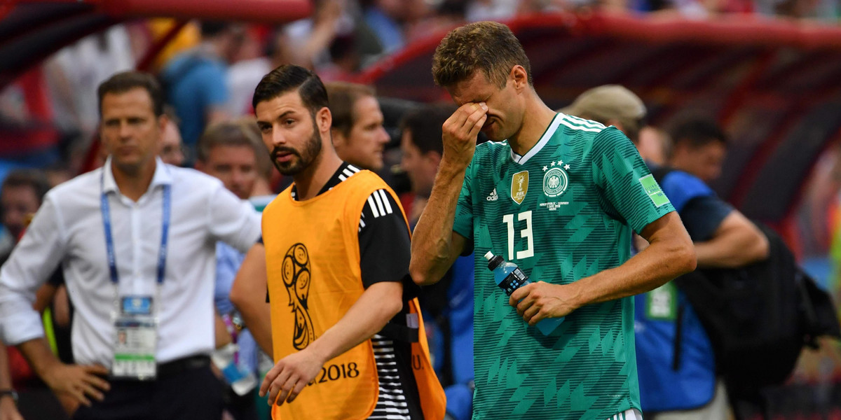 Reprezentacja Niemiec odpadła z mistrzostw świata