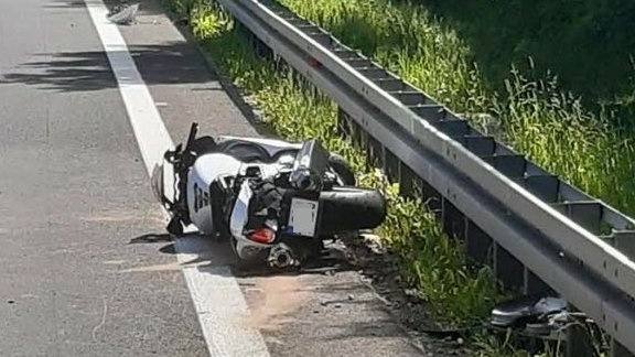 Motocyklista zginął na miejscu