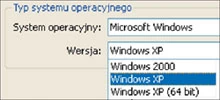 Darmowy VirtualBox obsługuje całą gamę systemów operacyjnych. Ten, który chcemy zainstalować na maszynie wirtualnej, po prostu wybieramy z listy