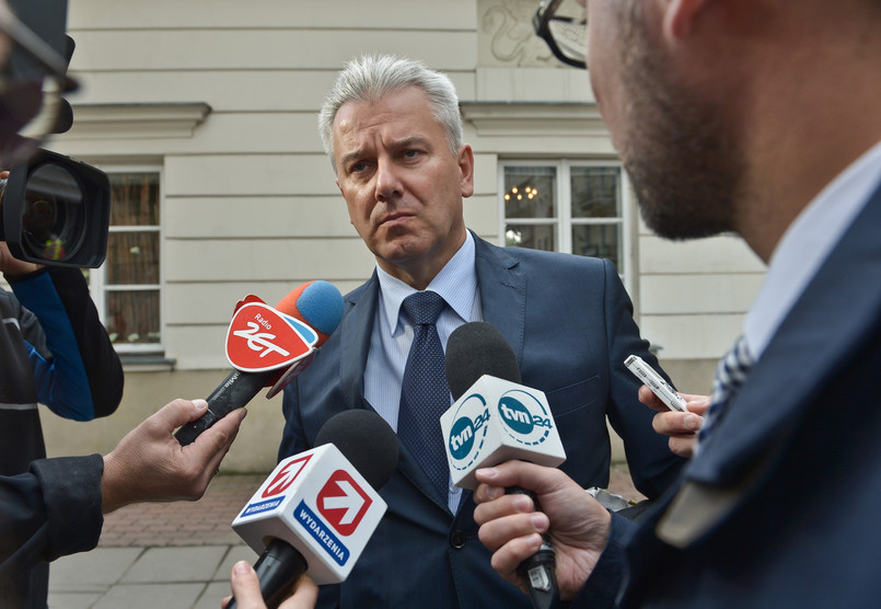 Minister sprawiedliwości Cezary Grabarczyk. Fot. PAP/Marcin Obara