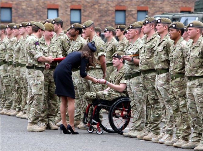 Wszyscy odznaczeni żołnierze służą w Gwardii Irlandzkiej.