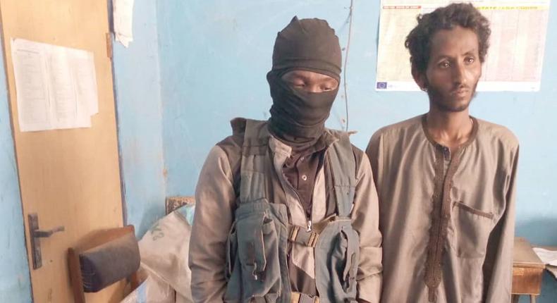 Two foreigners arrested by the military after an operation against cattle rustlers in Niger State [Defence Headquarters]