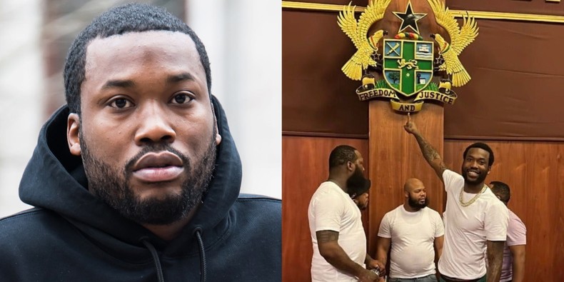 Meek Mill has since deleted the video.Getty/Gilbert Carrasquillo;  Twitter/MeekMill