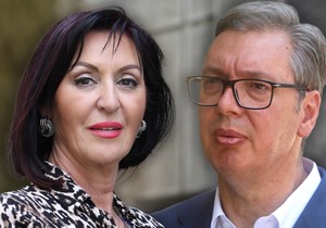 Jasmina Paunović i Aleksandar Vučić 