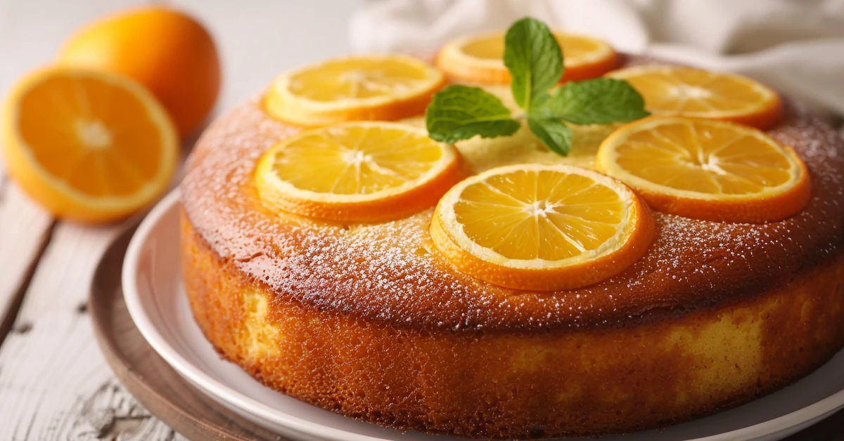 Urzeka smakiem, kolorem i aromatem. Sycylijskie ciasto pomarańczowe zachwyci gości