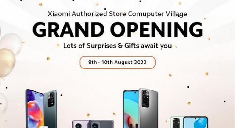The first Xiaomi authorized store in Nigeria opened
