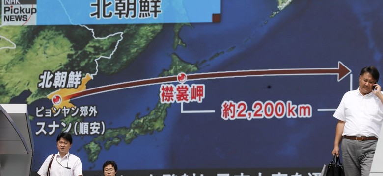 Korea Północną przeprowadziła kolejną próbę rakietową. Pocisk przeleciał nad północną Japonia