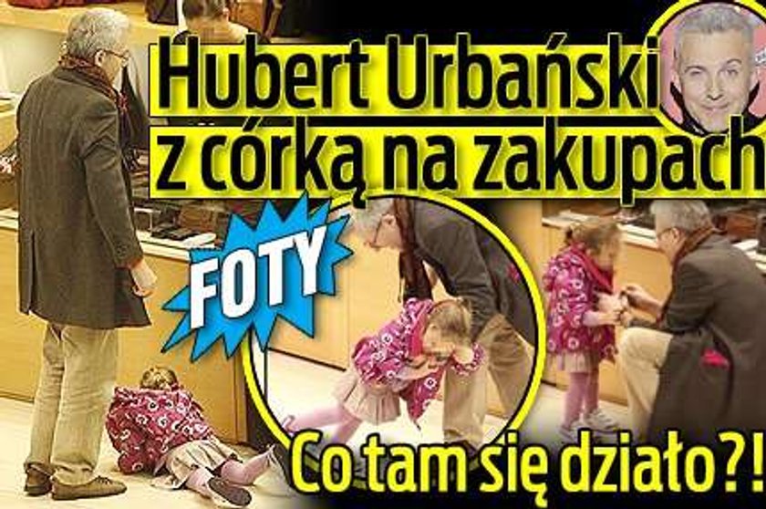 Hubert Urbański z córką na zakupach. Co tam się działo?!