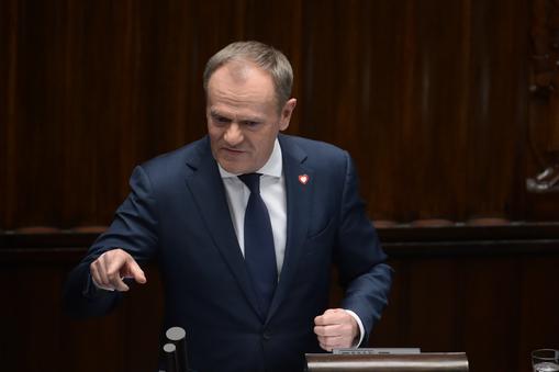 Premier Donald Tusk wygłasza exposé