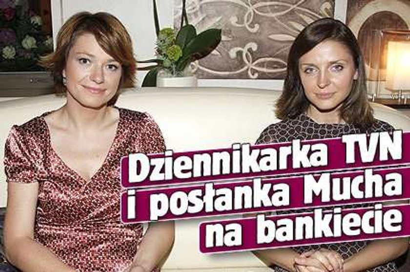 Dziennikarka TVN i posłanka Mucha na bankiecie